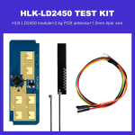 24Ghz human motion & position tracking trajectory radar sensors module test board kit HLK-LD2450 Wall mounted installation 1T2R